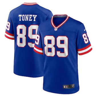 mens nike kadarius toney royal new york giants classic playe